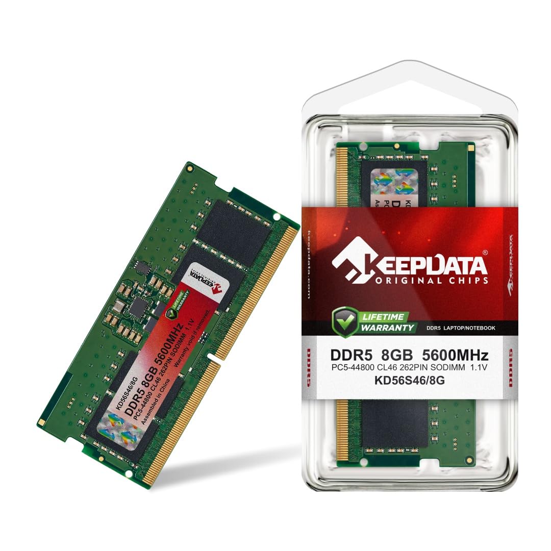 Memória Para Notebook DDR5 8GB 5600MHZ KD56S46/8G KEEPDATA